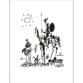 Posters Obraz, Reprodukce - Don Quichotte, Pablo Picasso, (60 x 80 cm)