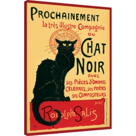 Posters Obraz na plátně Chat Noir, (60 x 80 cm)