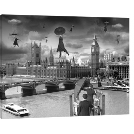 Posters Obraz na plátně Thomas Barbey - Blown Away, (80 x 60 cm)