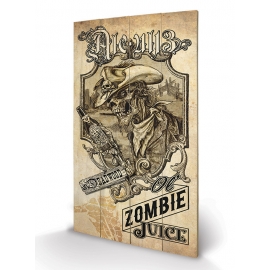 Posters Dřevěný obraz Alchemy - Zombie Juice, (40 x 59 cm)