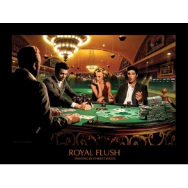 Posters Obraz, Reprodukce - Royal Flush - Chris Consani, (80 x 60 cm)