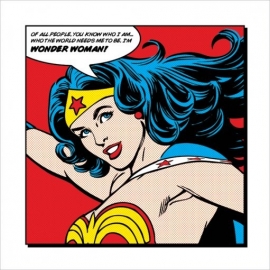 Posters Obraz, Reprodukce - Wonder Woman - Of All People, (40 x 40 cm)