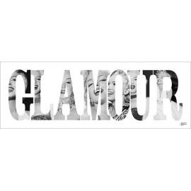 Posters Obraz, Reprodukce - Marilyn Monroe - Glamour - Text, (33 x 95 cm)