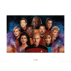 Posters Obraz, Reprodukce - Star Trek - The Next Generation - 50th Anniversary, (80 x 60 cm)