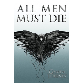 Posters Plakát, Obraz - Hra o Trůny - Game of Thrones - All Men Must Die, (61 x 91,5 cm)