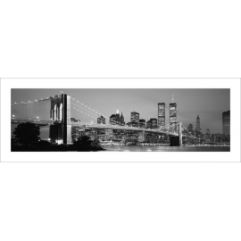 Posters Obraz, Reprodukce - New York - Skyline, (33 x 95 cm)