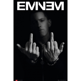 Posters Plakát, Obraz - Eminem - fingers, (61 x 91,5 cm)