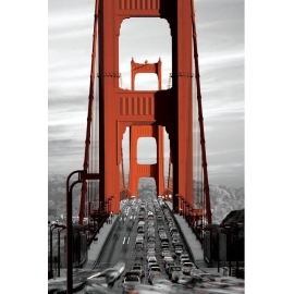 Posters Plakát, Obraz - San Francisco - golden gate bridge, (61 x 91,5 cm)