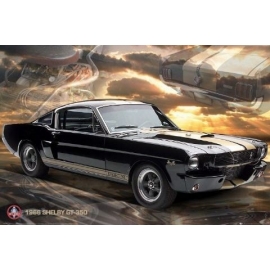 Posters Plakát, Obraz - Ford Shelby - Mustang 66 gt350, (91,5 x 61 cm)