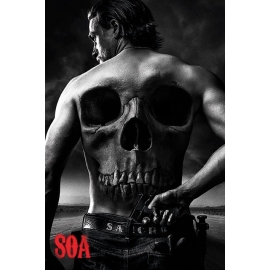 Posters Plakát, Obraz - Sons of Anarchy (Zákon gangu) - Jax Back, (61 x 91,5 cm)