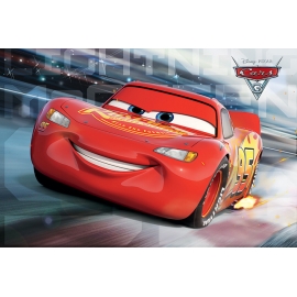 Posters Plakát, Obraz - Auta 3 - Cars 3 - McQueen Race, (91,5 x 61 cm)