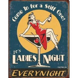 Posters Plechová cedule MOORE - Ladies Night, (31,5 x 40 cm)