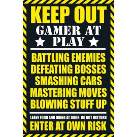 Posters Plakát, Obraz - Gaming - keep out, (61 x 91,5 cm)