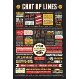 Posters Plakát, Obraz - Chat Up Lines, (61 x 91,5 cm)