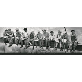 Posters Plakát, Obraz - Men on girder, (158 x 53 cm)