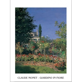 Posters Reprodukce Claude Monet - Zahrada v květu v Saint Adresse, 1886 , (24 x 30 cm)