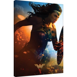 Posters Obraz na plátně Wonder Woman - Courage, ( x  cm)