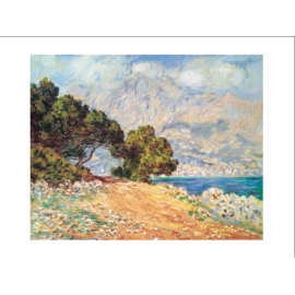 Posters Reprodukce Claude Monet - Cap Martin u Mentonu , (30 x 24 cm)