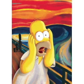 Posters Plakát, Obraz - THE SIMPSONS - scream, (61 x 91,5 cm)