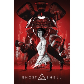 Posters Plakát, Obraz - Ghost In The Shell - Red, (61 x 91,5 cm)