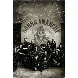 Posters Plakát, Obraz - SONS OF ANARCHY - ZÁKON GANGU - vintage, (61 x 91,5 cm)