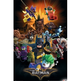 Posters Plakát, Obraz - Lego Batman - Boom, (61 x 91,5 cm)