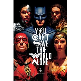 Posters Plakát, Obraz - Justice League Movie - Save The World), (61 x 91,5 cm)