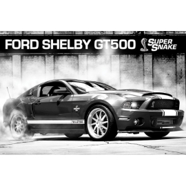 Posters Plakát, Obraz - Ford Shelby GT500 - supersnake, (91,5 x 61 cm)