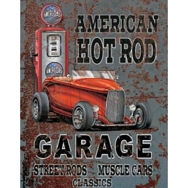 Posters Plechová cedule LEGENDS - american hot rod, (32 x 41 cm)