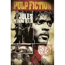 Posters Plakát, Obraz - Pulp Fiction - Jules, (61 x 91,5 cm)