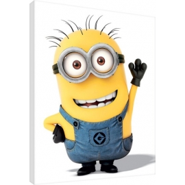 Posters Obraz na plátně Mimoni (Já, padouch) - Minion Wave, (85 x 120 cm)