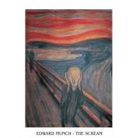 Posters Obraz, Reprodukce - Výkřik, 1893 - The Scream, Edvard Munch, (24 x 30 cm)