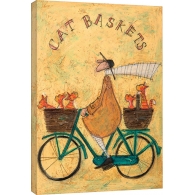 Posters Obraz na plátně Sam Toft - Cat Baskets, (60 x 80 cm)