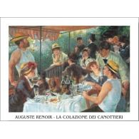 Posters Obraz, Reprodukce - Snídaně veslařů, 1880-81, Pierre-Auguste Renoir, (30 x 24 cm)