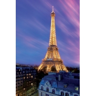 Posters Plakát, Obraz - Eiffel tower - at dusk, (61 x 91,5 cm)