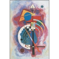 Posters Reprodukce Vasilij Kandinsky - Pocta Grohmannovi , (60 x 90 cm)