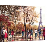 Posters Obraz na plátně Richard Macneil - Eiffel Tower, (80 x 60 cm)