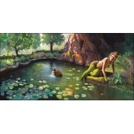 Posters Obraz, Reprodukce - Fontana di Venere, A. Galasso, (100 x 50 cm)