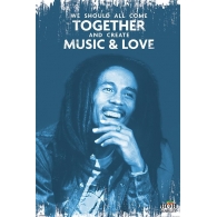 Posters Plakát, Obraz - Bob Marley - Music and Love, (61 x 91,5 cm)