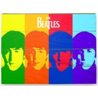 Posters Obraz na dřevě - The Beatles - Pop Art