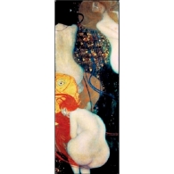 Posters Obraz, Reprodukce - Zlatá rybka, Gustav Klimt, (35 x 100 cm)