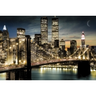 Posters Plakát, Obraz - Manhattan - lights, (91,5 x 61 cm)