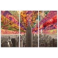 Posters Obraz na plátně Bianca Green - Flowers of New York, (100 x 150 cm)