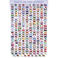 Posters Plakát, Obraz - Flags of the world, (61 x 91,5 cm)