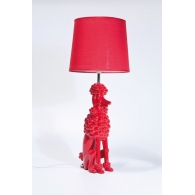 Stolní lampa Pudel Red