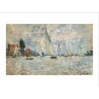 Posters Reprodukce Claude Monet - Lodě, regaty v Argenteuil, 1874 , (80 x 60 cm)