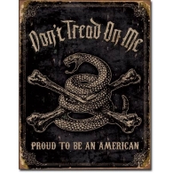 Posters Plechová cedule DTOM - Proud to be American, (40 x 31,5 cm)