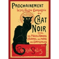 Posters Plakát, Obraz - Le Chat noir - steinlein, (61 x 91,5 cm)