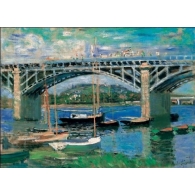 Posters Reprodukce Claude Monet - Most v Argenteuil, 1874 , (70 x 50 cm)