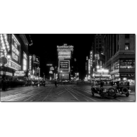 Posters Reprodukce New York – Times square v noci 1910 , (100 x 50 cm)